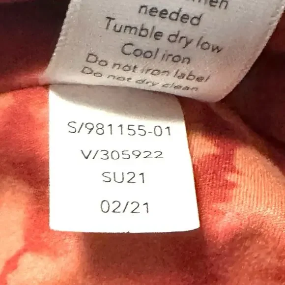 Athleta Orange Tie‎ Dye Elation Printed Capri Leggings Women's M High Rise - Picture 5 of 9